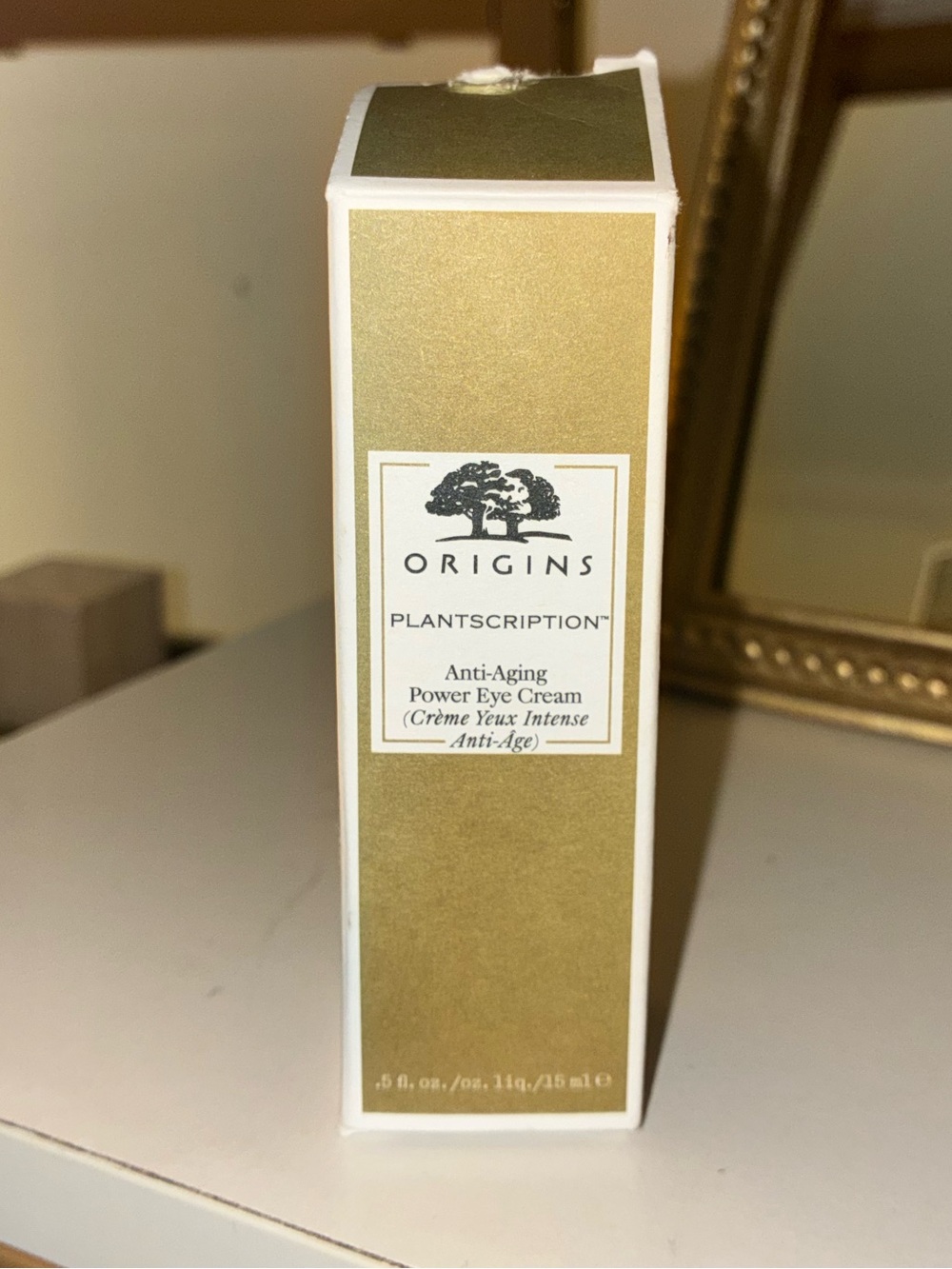Origins Plantscription Anti-Aging Power Eye Cream 0.5 oz NEW